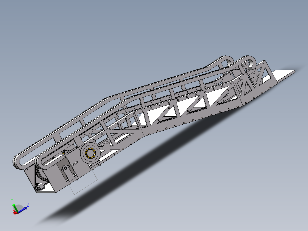 超市倾斜式自动人行道