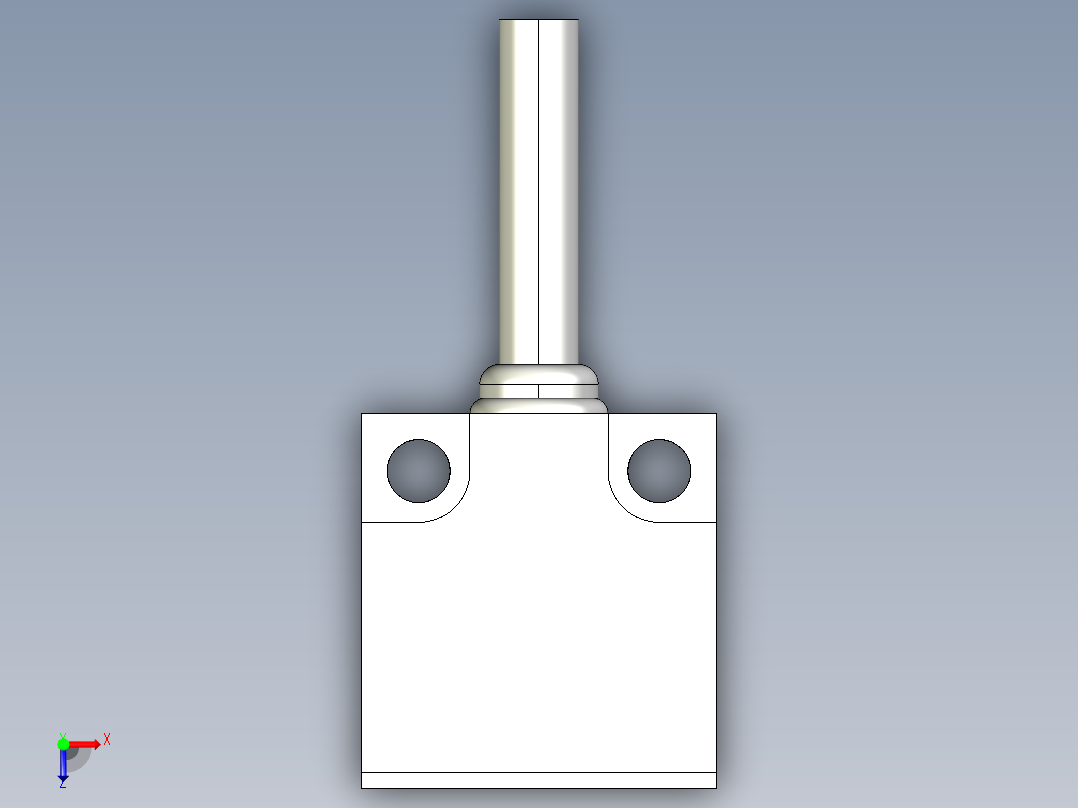 基恩士LX2-11R_kc图纸模型俯视图