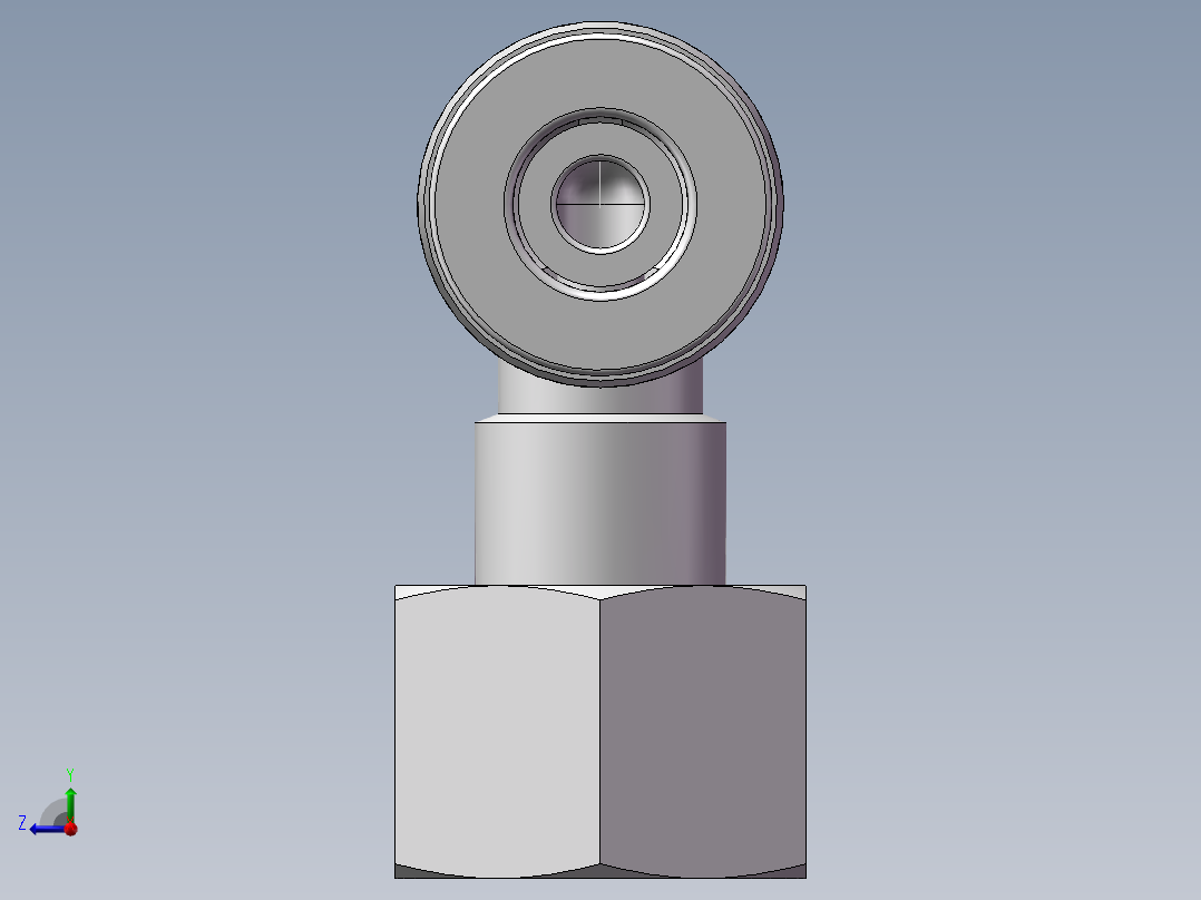 螺纹弯通APLF6-G01（1分6厘内螺纹）右视图