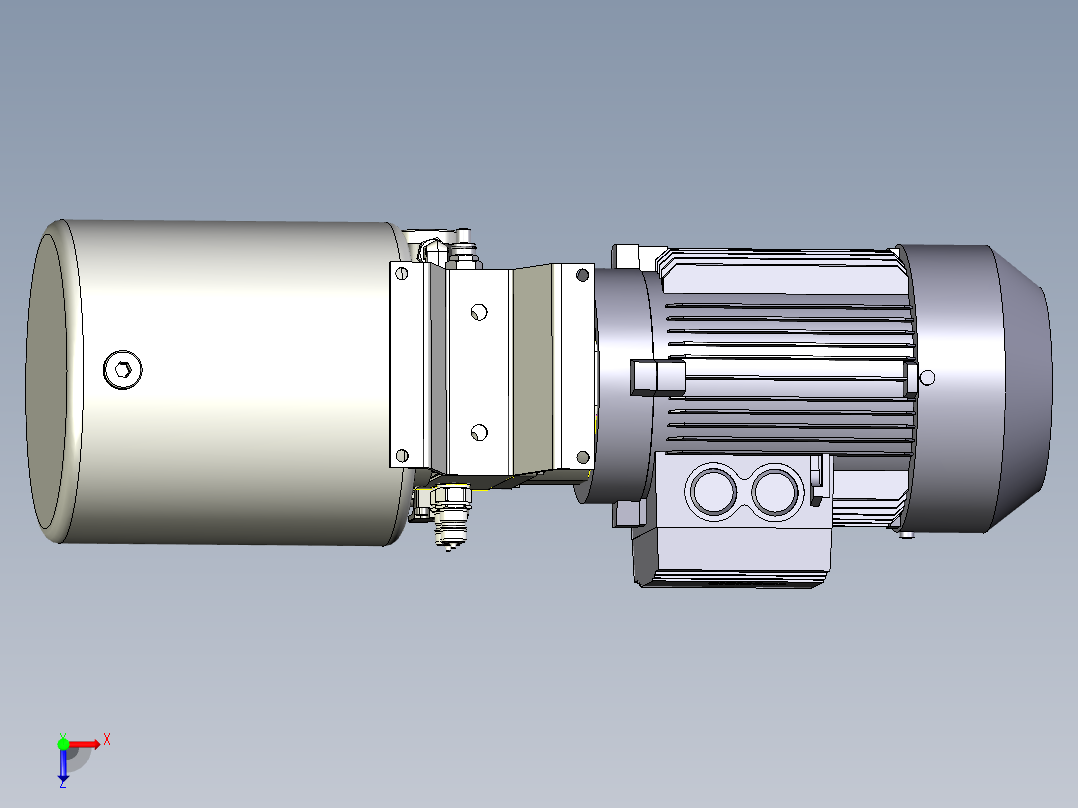 液压动力装置2俯视图