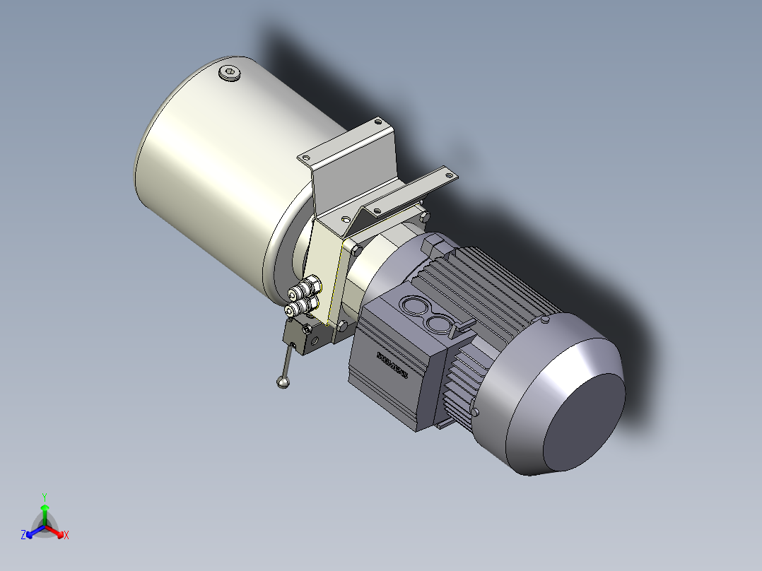 液压动力装置2正等轴测图