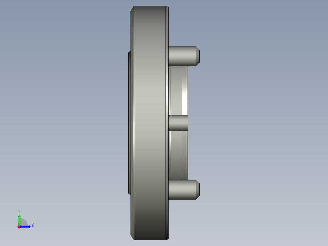 KOSMEKVSJ060-C多系列多零件图纸模型多系列多零件图纸模型左视图
