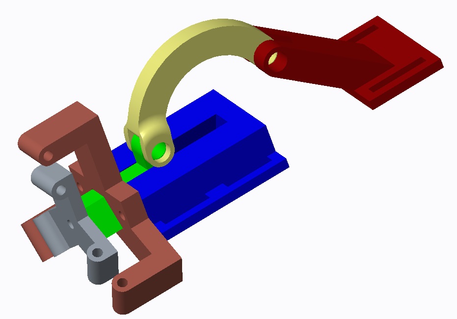Black Ram设计的手臂外接式机械手3D打印图纸 stl格式