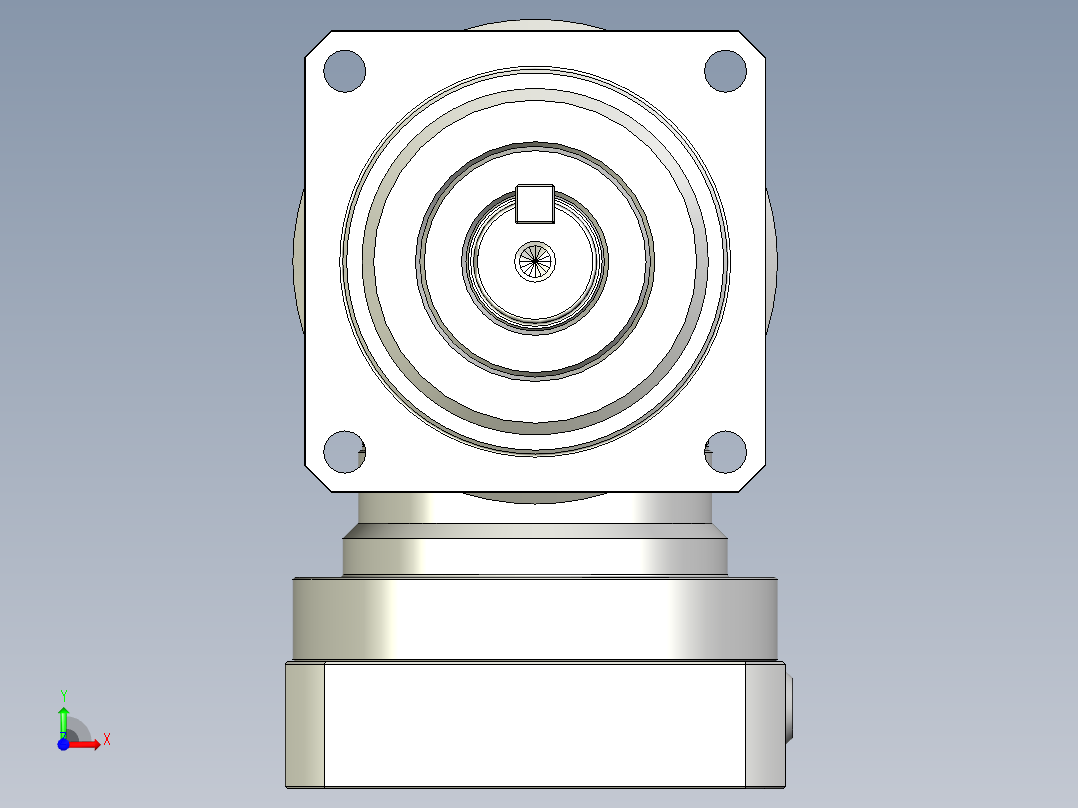 多摩川行星减速机TBR-060-L2-14BK14前视图
