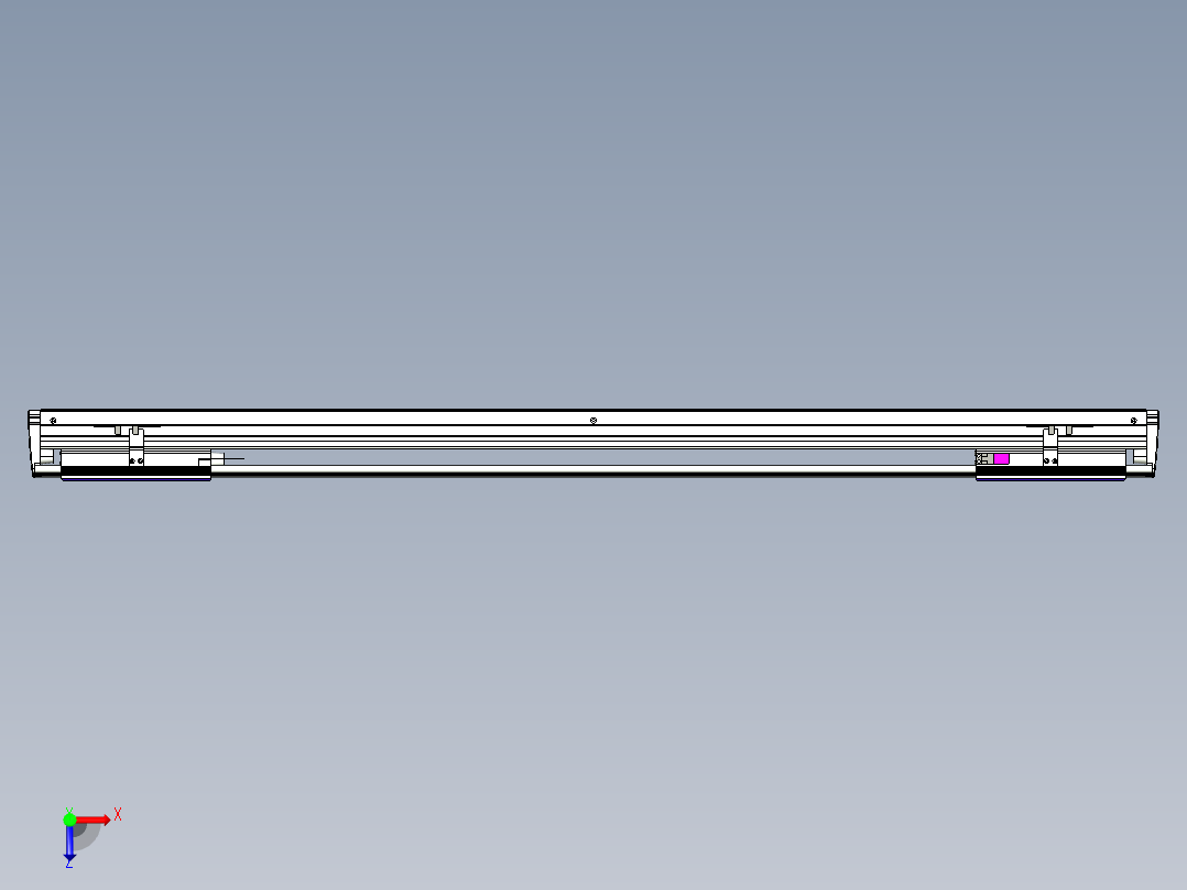 威洛博VL系列3d模型模组2VL14S2Y-S900俯视图