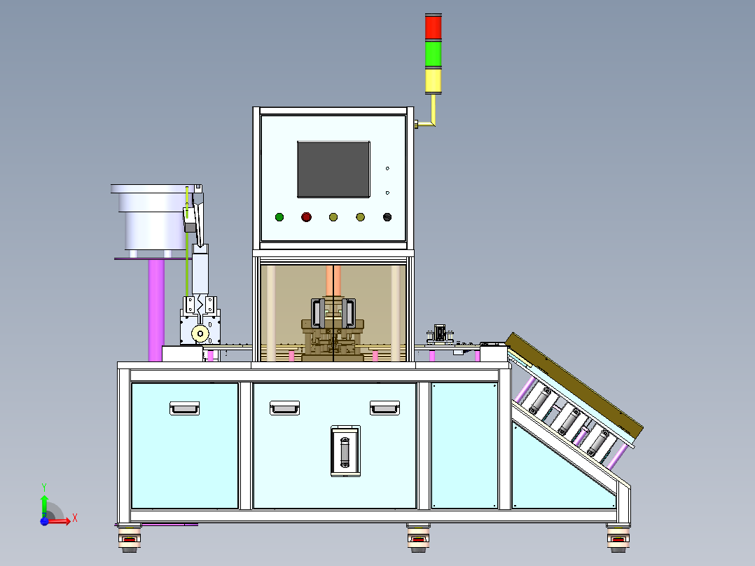 插件二极管引脚成型测试机sw20可编辑前视图