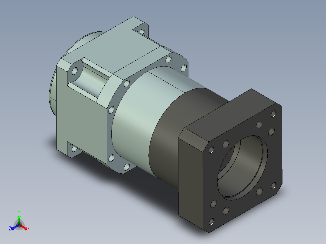 直齿孔PLX180-L3 42-114.3-200-M12.stp正等轴测图