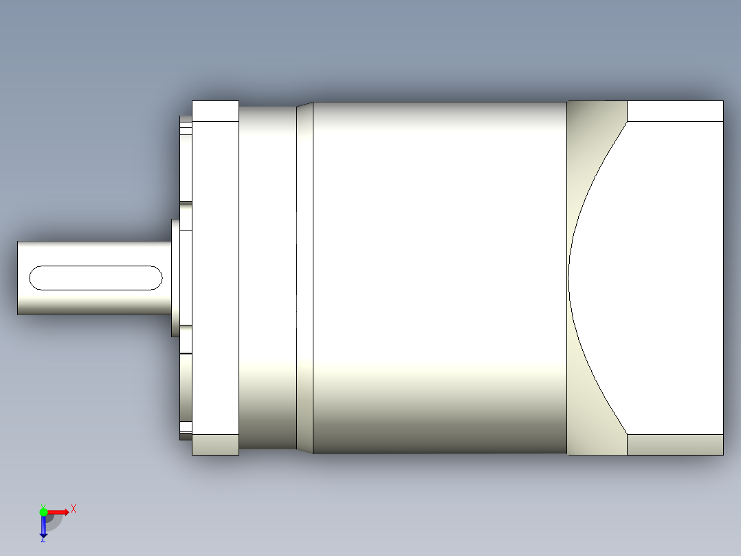 直齿PLF120-L2-LC 19-95-115-M8.stp俯视图