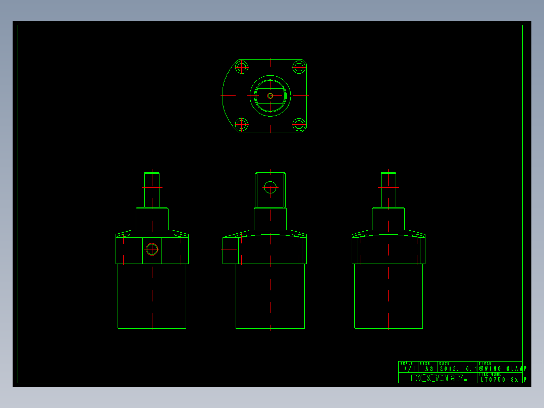 KOSMEKLT0750-Sx-P多系列多零件图纸模型多系列多零件图纸模型