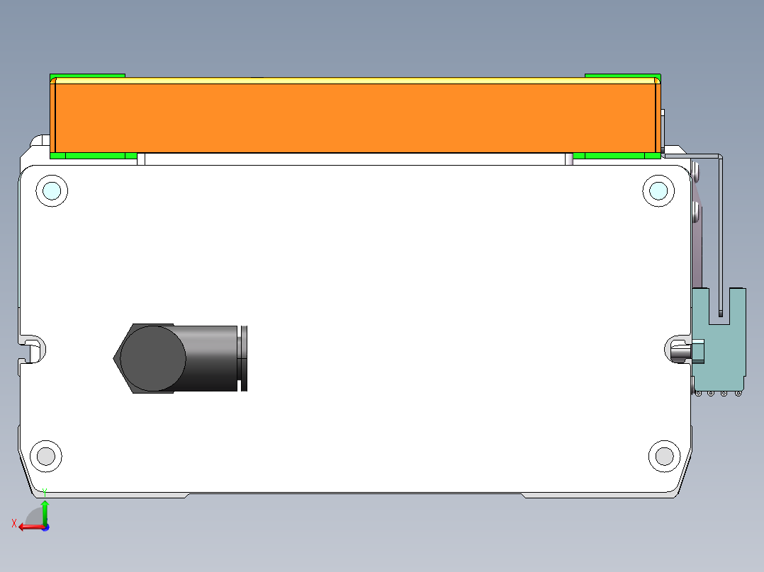 MCB同步带全封闭MCB17-R-400W后视图