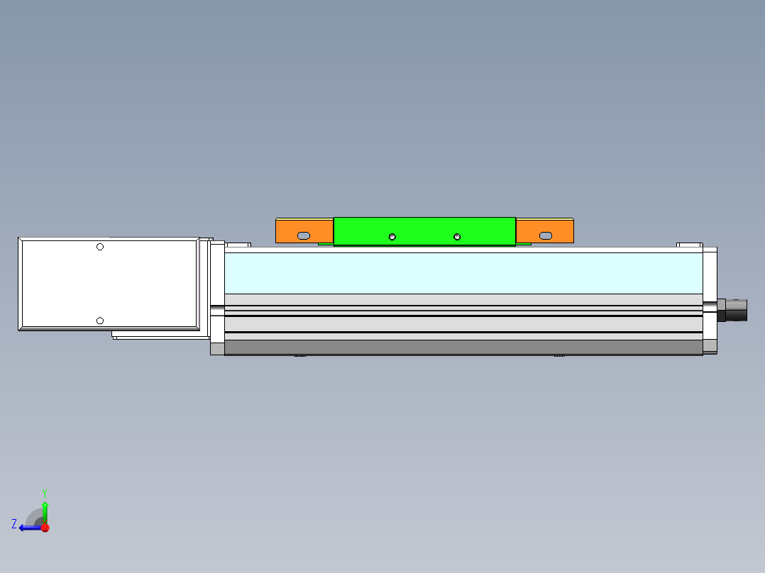 MCB同步带全封闭MCB17-R-400W右视图