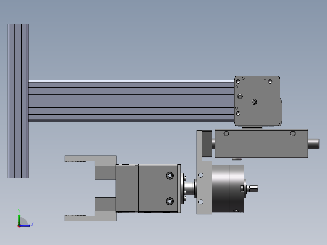 桁架机械手左视图