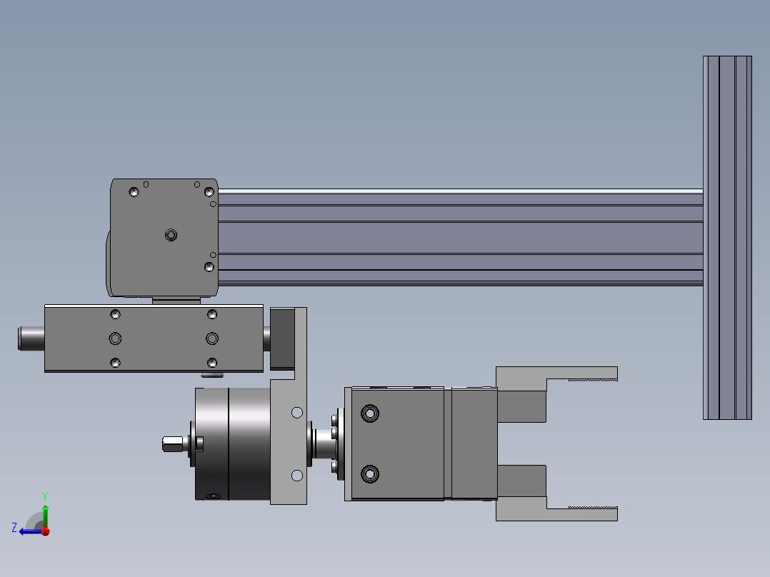 桁架机械手右视图