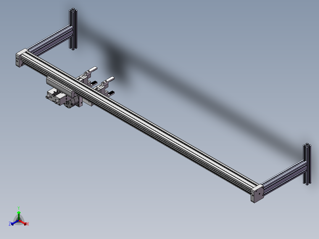 桁架机械手正等轴测图
