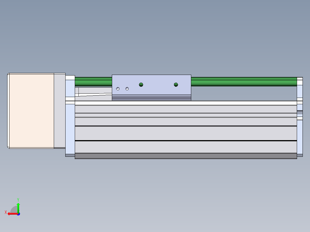 MTH丝杆半封闭模组MT75BS-BR-100W后视图