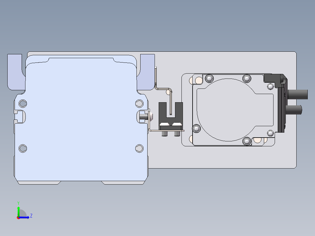 MTH丝杆半封闭模组MT75BS-BR-100W左视图