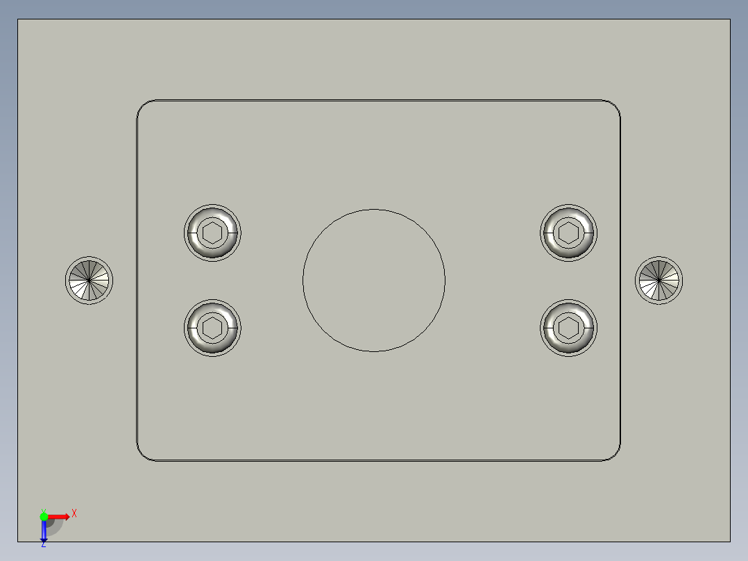 普通气爪PH08-20俯视图