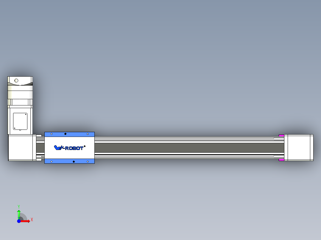 威洛博LB.GB同步带传动--欧规系列GB8-L192-S650-BR-P75-K前视图