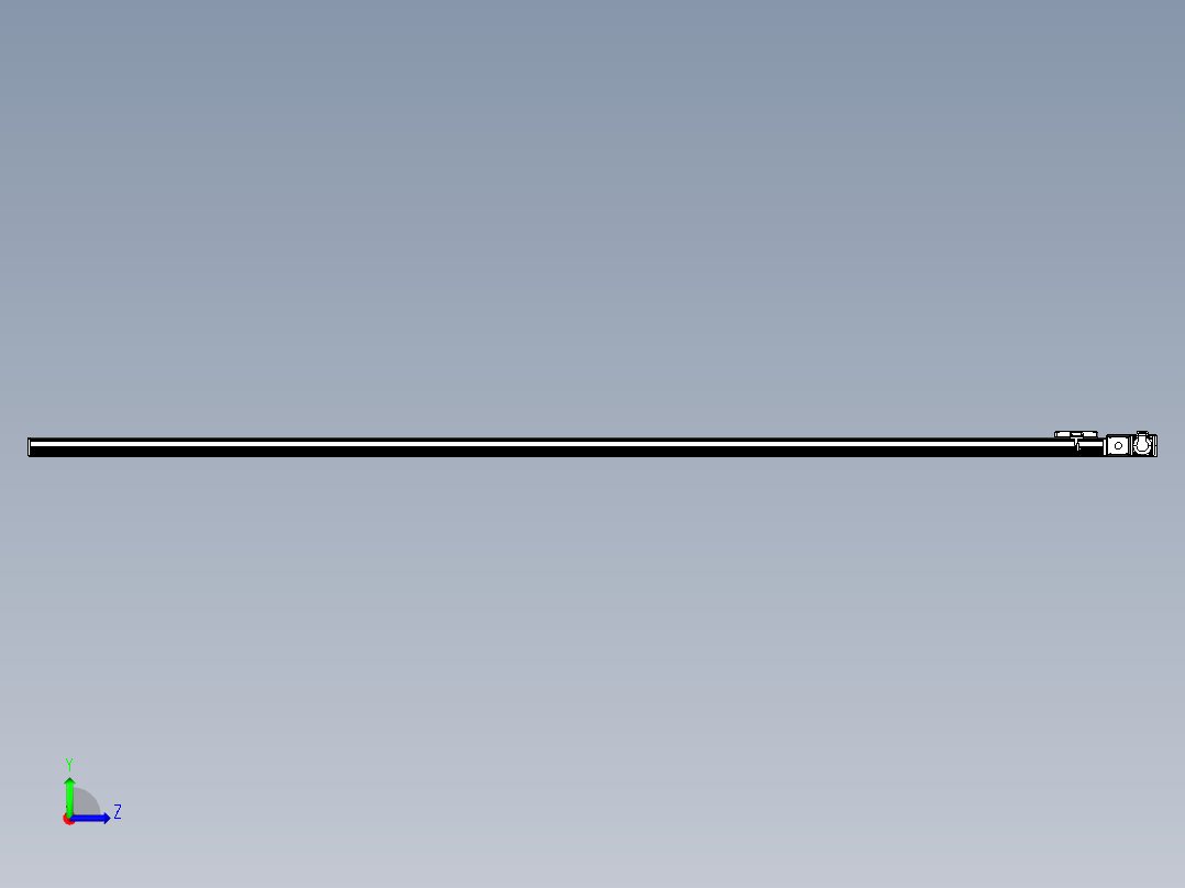 同步带全封闭直线模组TPA-HCB-105D-90-L3050-MR-C-P20-N3左视图