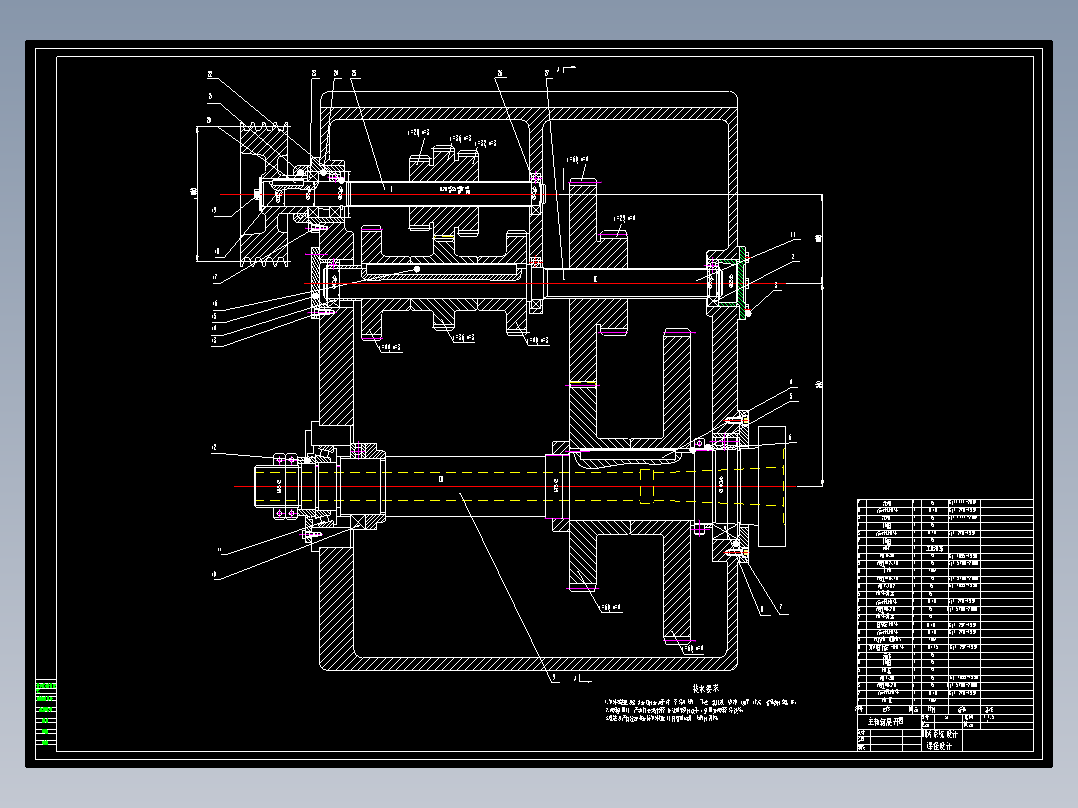 题目23-分级变速主传动系统设计