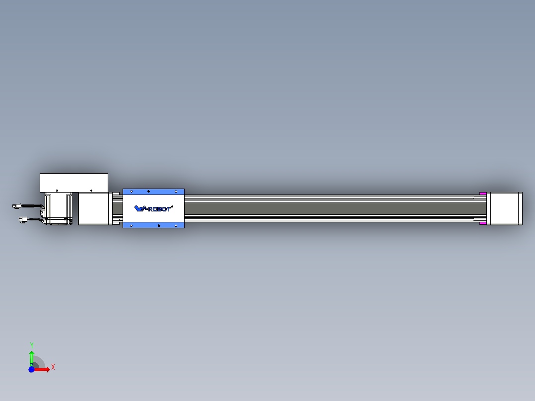 威洛博LB.GB同步带传动--欧规系列GB8-L96-S850-BR-P75前视图