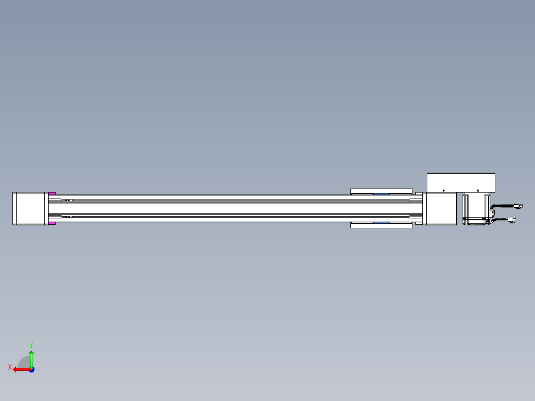威洛博LB.GB同步带传动--欧规系列GB8-L96-S850-BR-P75后视图
