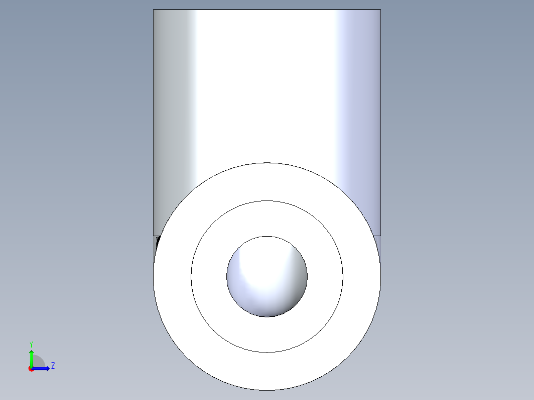 聚氯乙烯配件05-Sch80_90Elbow_SxS_806-002_0.25in左视图