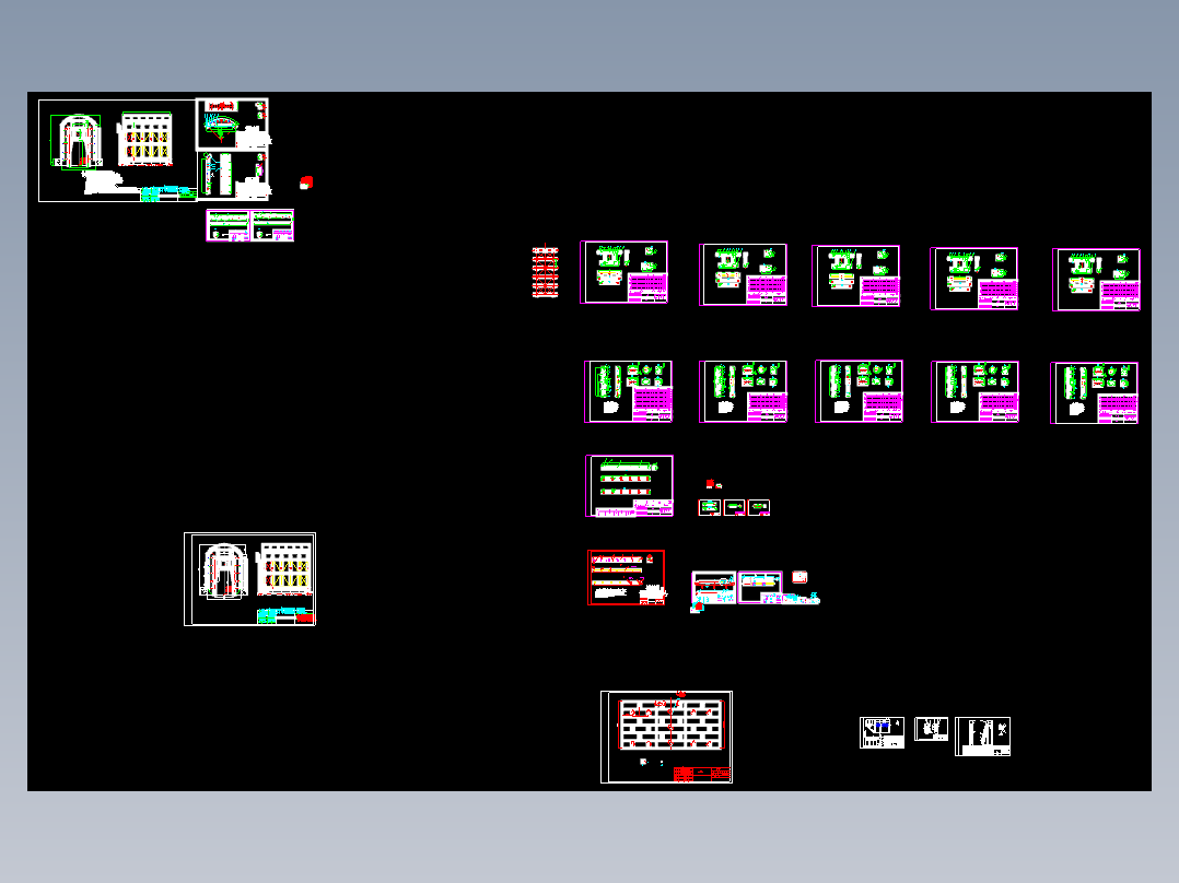 9m水利台车全套图纸