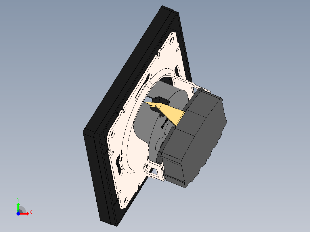 施耐德电气Asfora插座前视图