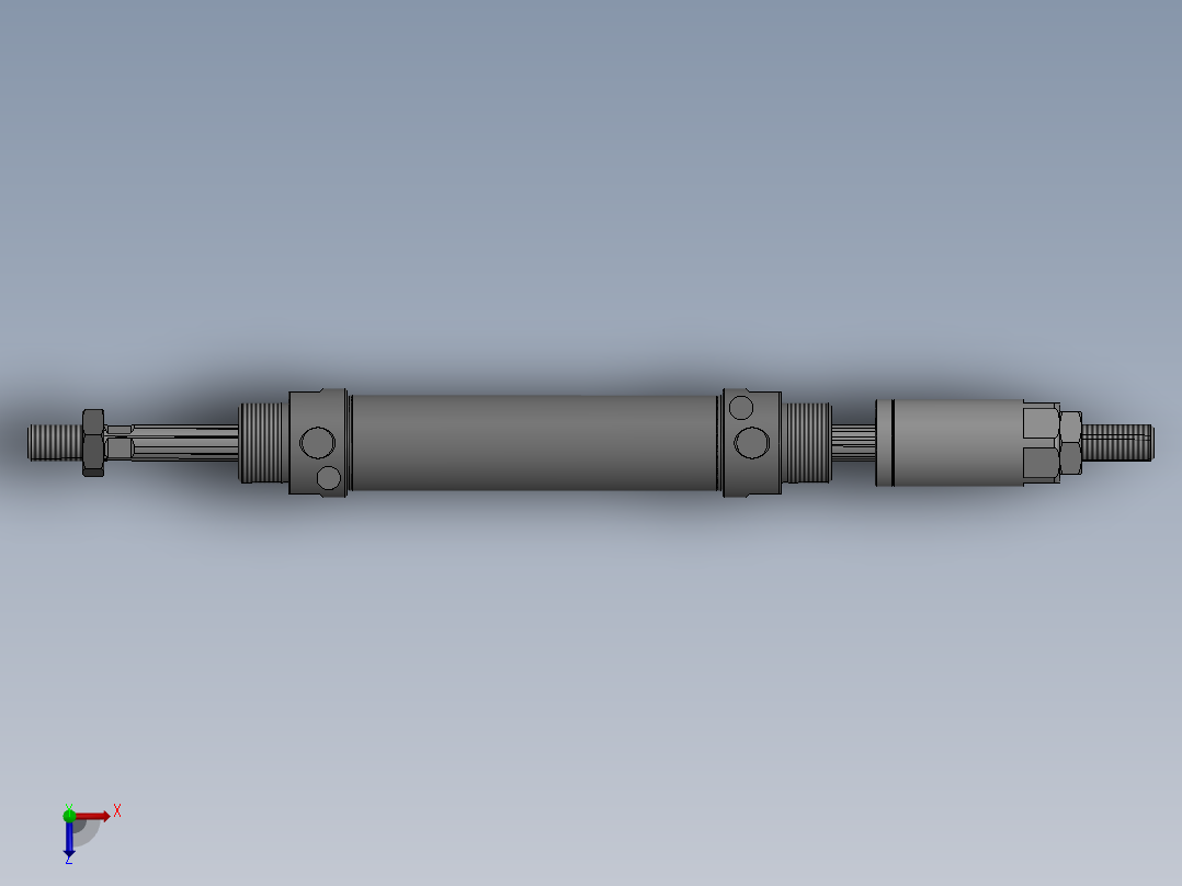 气缸MACJ25x60-30俯视图