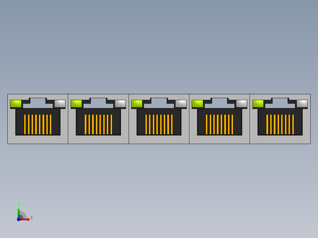 TL-SG105E路由器前视图