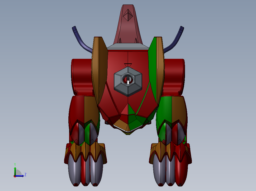 飞龙玩具3D模型左视图