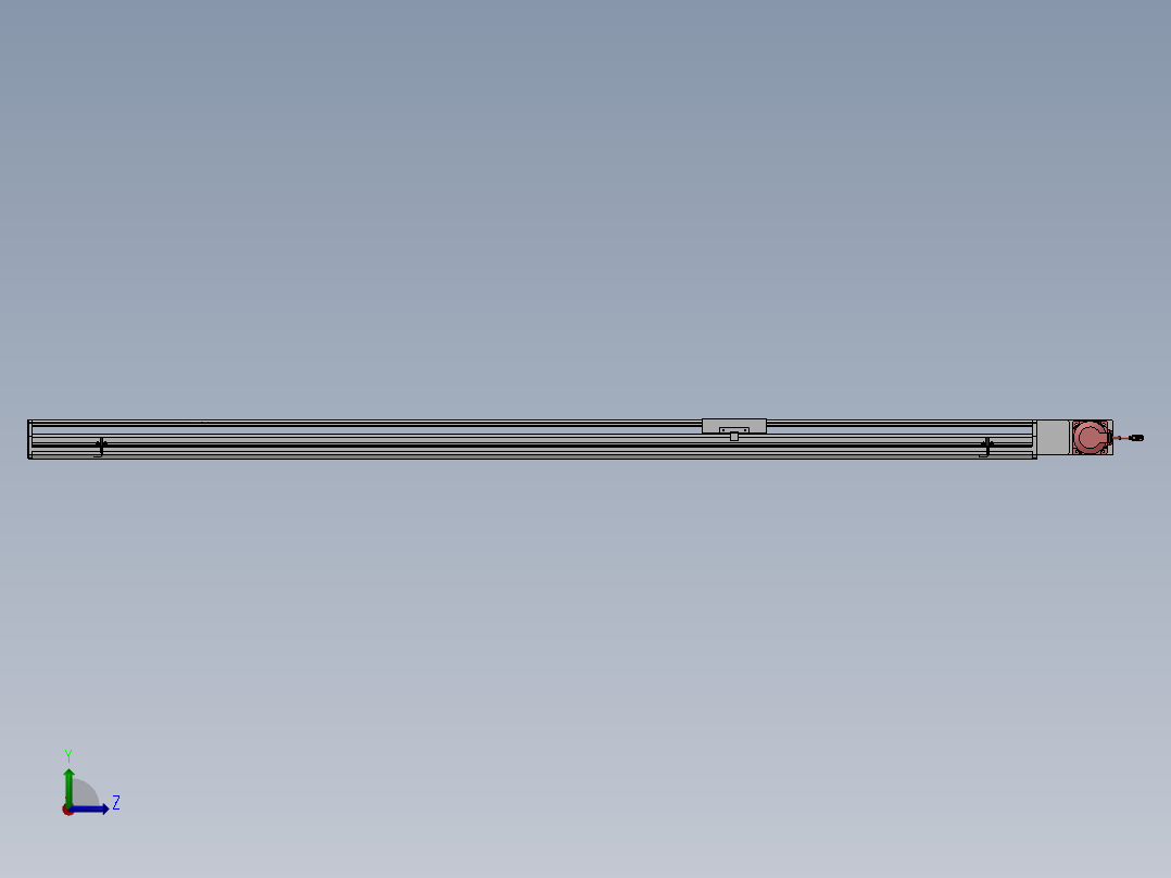 精密模组MT170-L125-2100-R-M75-C4左视图