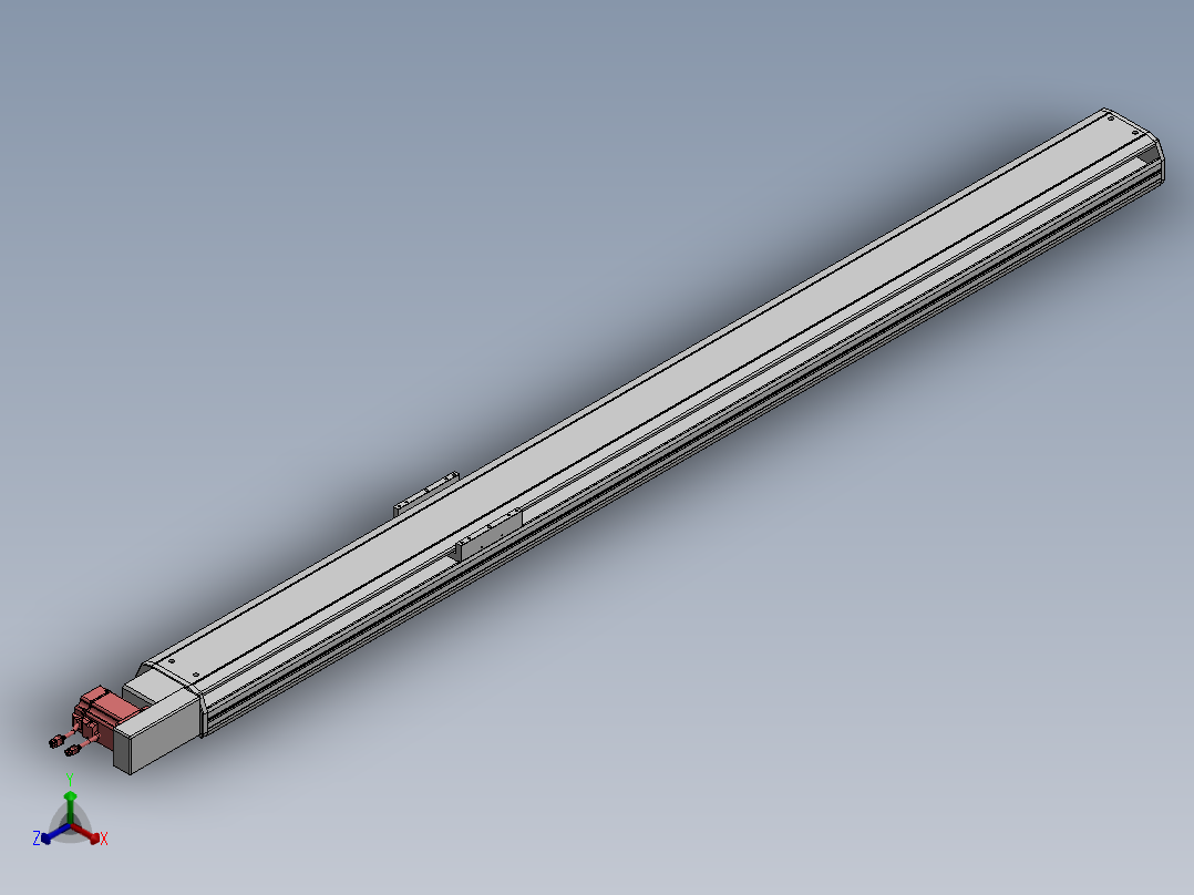 精密模组MT170-L125-2100-R-M75-C4正等轴测图