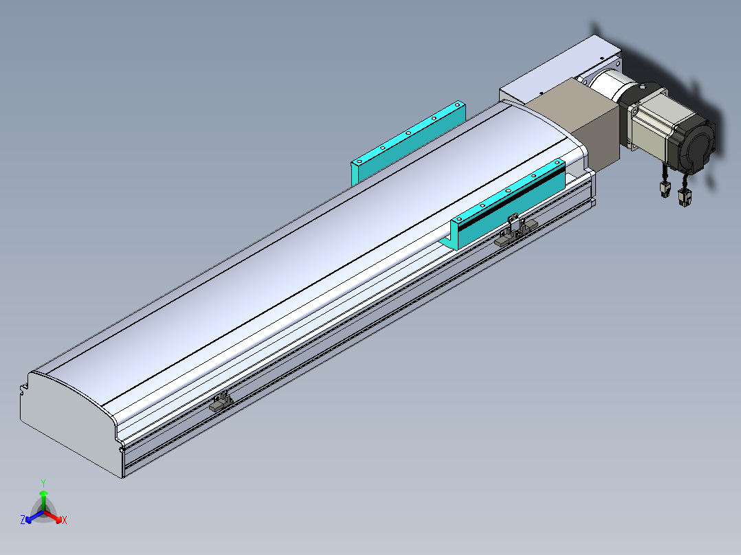 同步带滑台-半封闭B22H-L100-C-S600-L-P75-D3-N5
