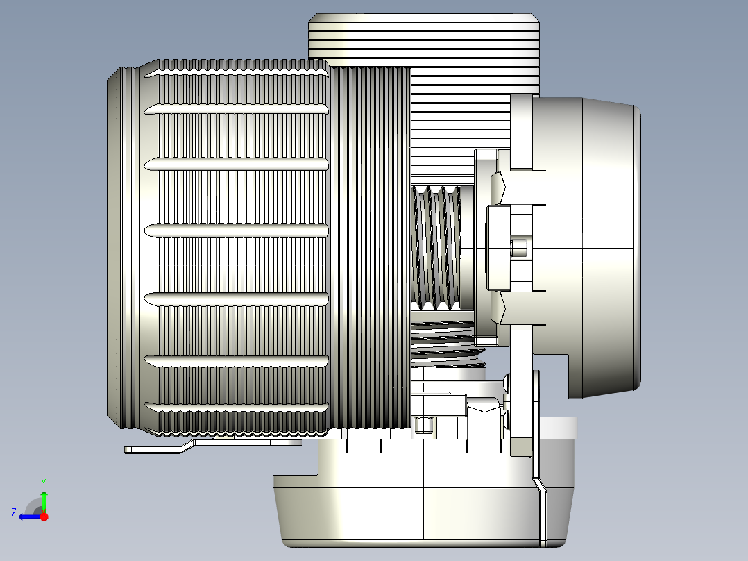 音量控制旋钮电位计右视图