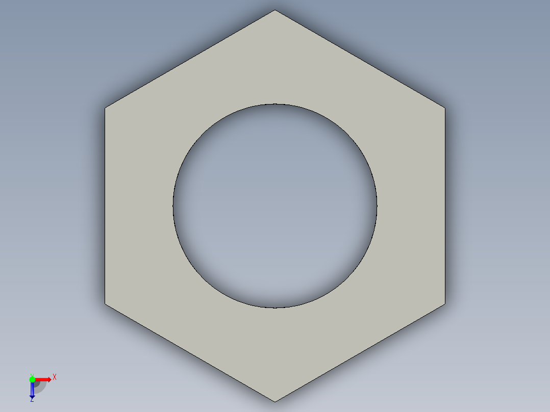 基恩士LV-S72_nut_kc图纸模型俯视图