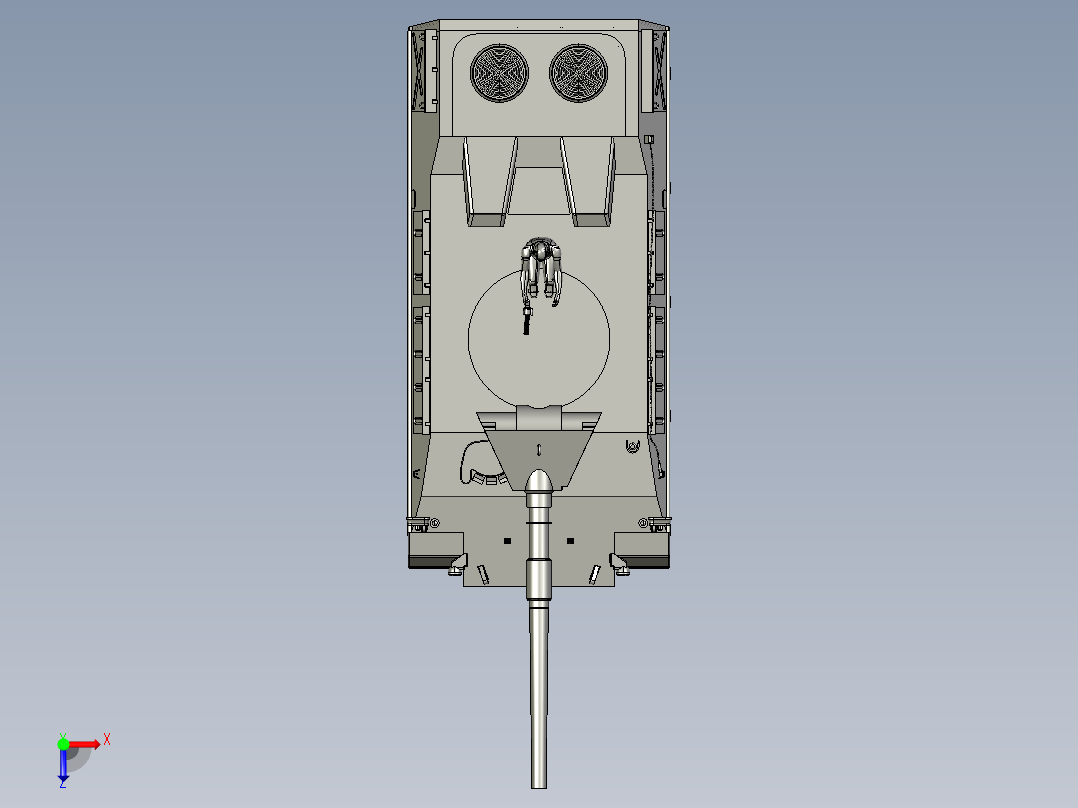 人控虎式坦克俯视图