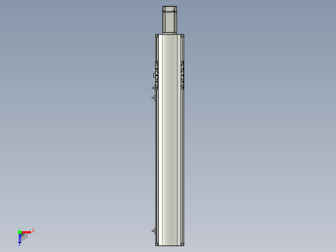 东锦丝杆传动-直线滑台模组DH120-C-600-BC-P400W-C3俯视图