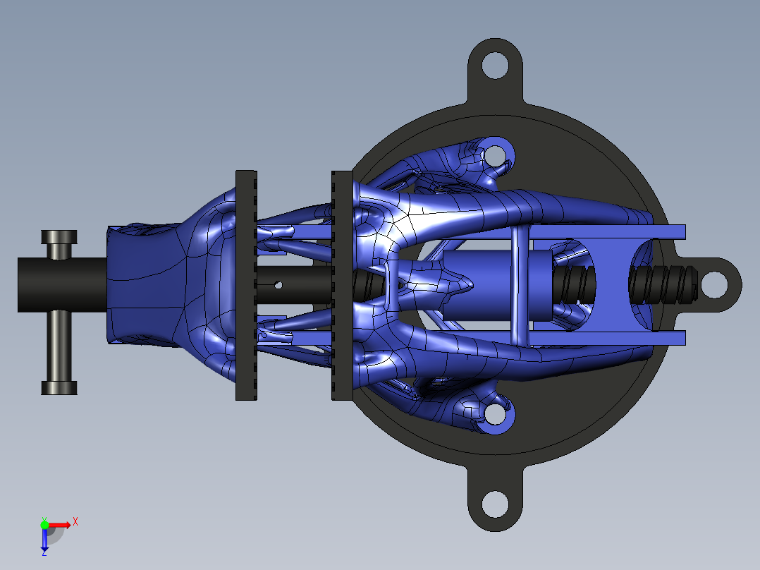 台钳 (63)俯视图