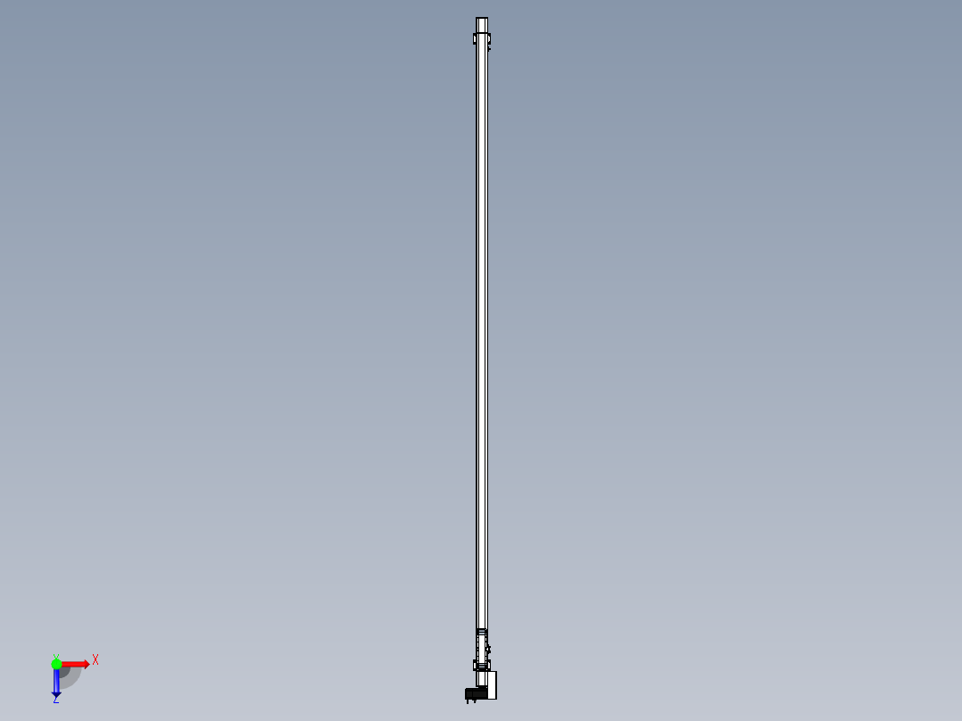 Toyo东佑达直线模组-M65-S-3300-R-M40-C4俯视图