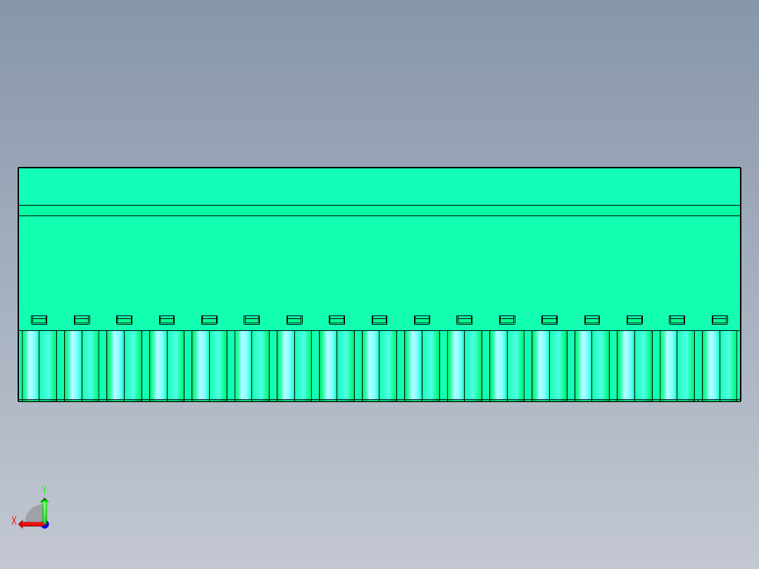 DEGSON 2EDG 系列 5.0mm 可插拔接线端子组-2EDGKC-5.0-17P-14-00AH后视图