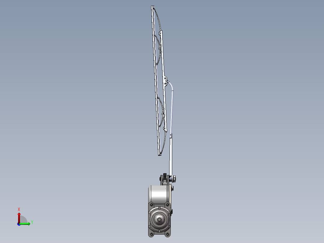 雨刮器三维图1080684===100左视图