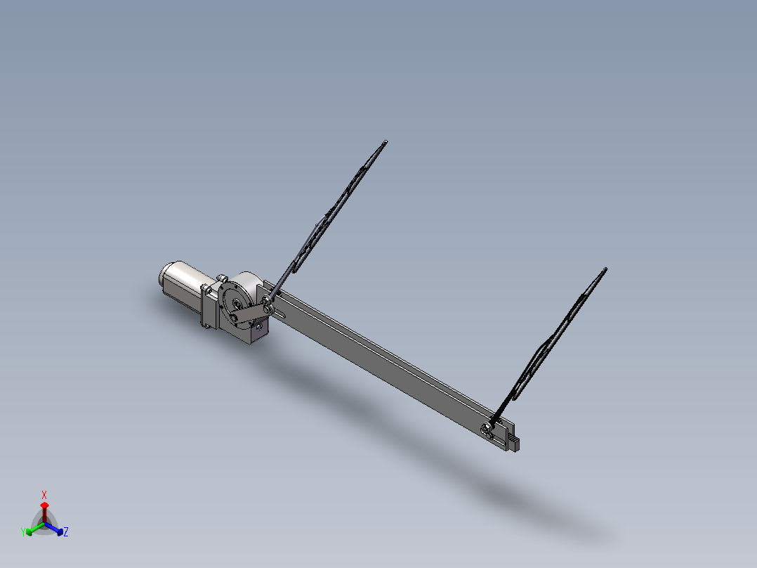 雨刮器三维图1080684===100正等轴测图