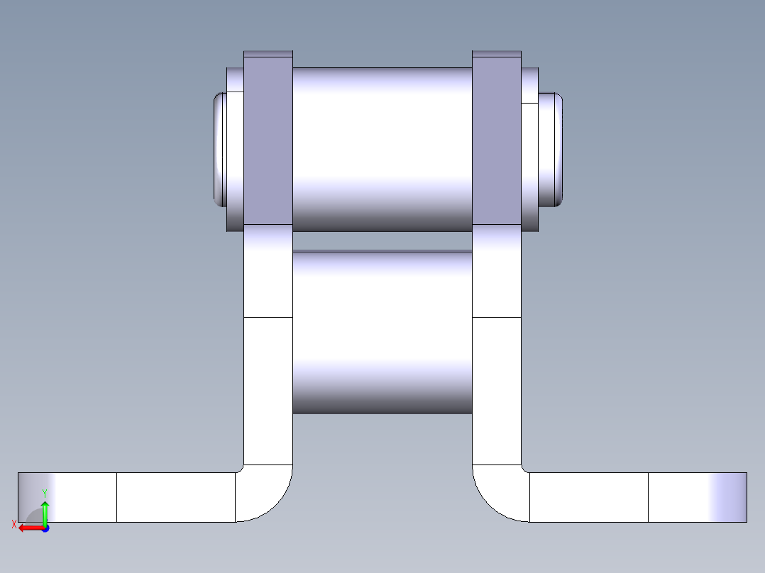 德克斯TUNKERS气缸数模T3-51G后视图