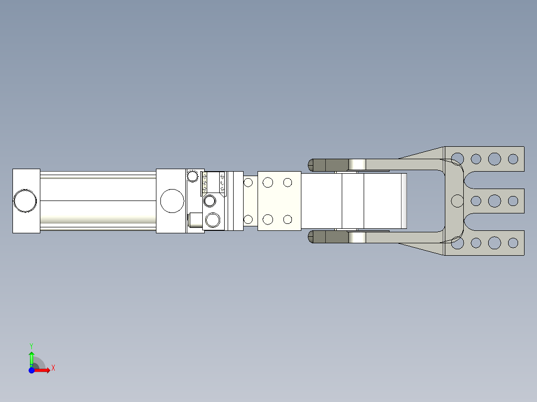 德克斯TUNKERS气缸数模K63 AS A90_A91_A92前视图