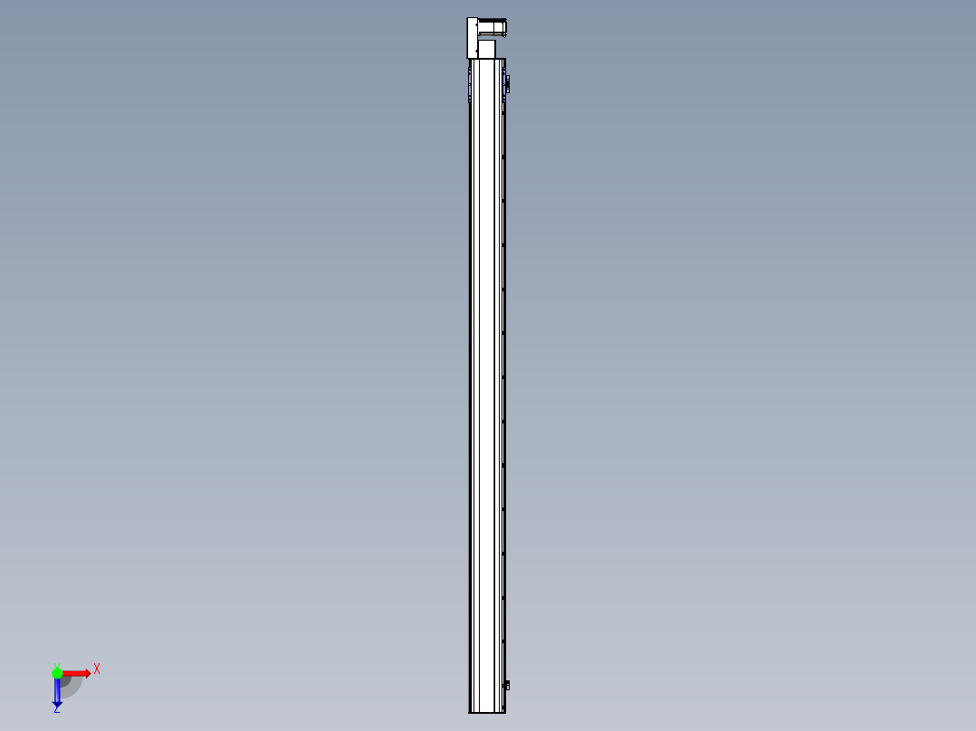同步带滑台-半封闭B17H-L50-S2700-L-P75-D3俯视图