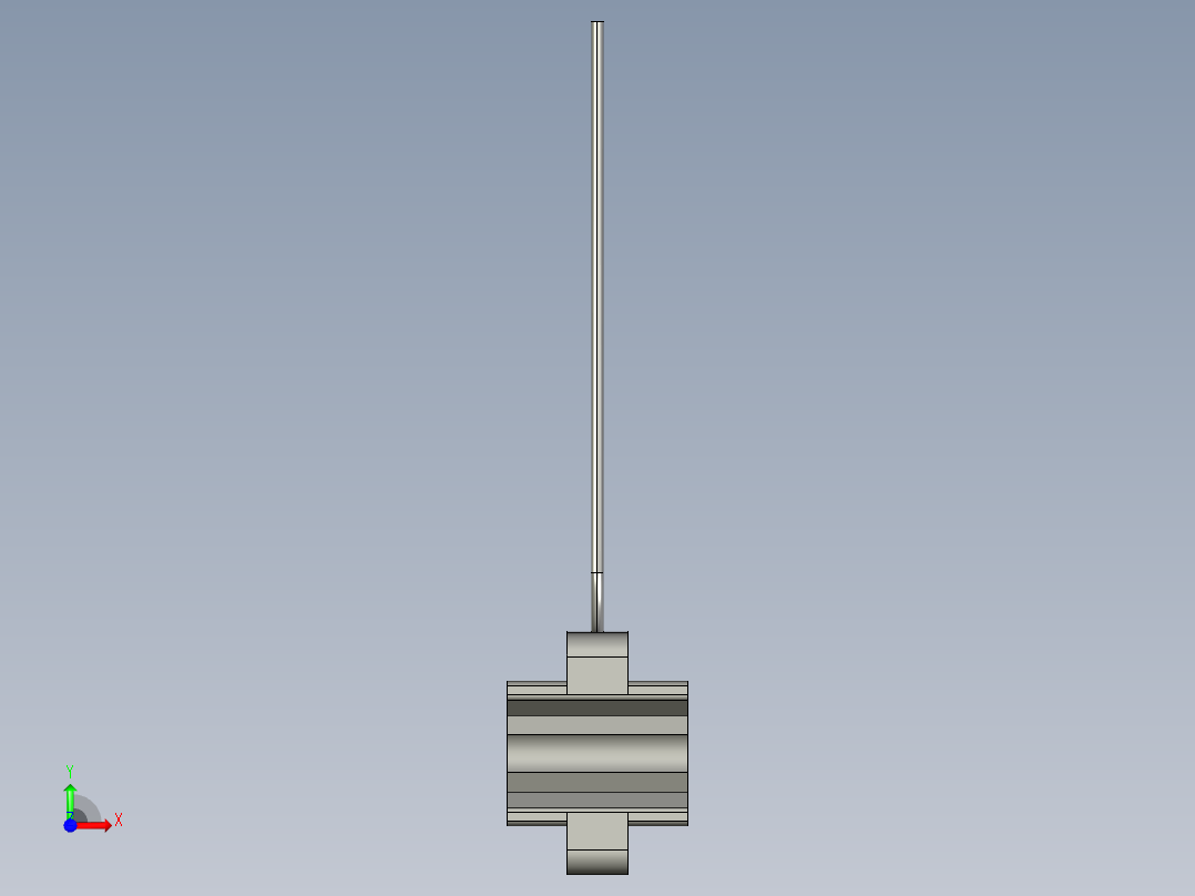 基恩士FU-95_kc图纸模型前视图