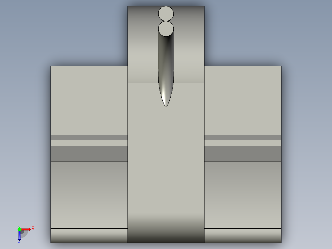 基恩士FU-95_kc图纸模型俯视图