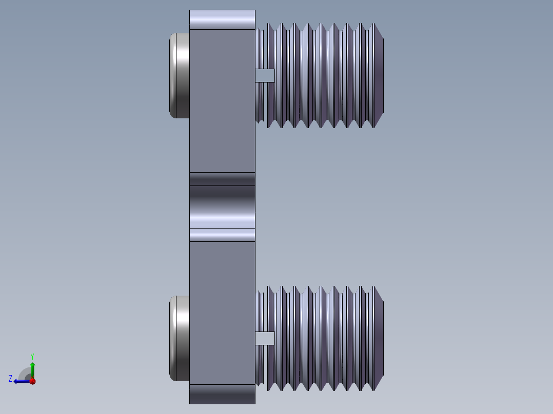 铝型材及其附件5.32.60.6060.M12右视图